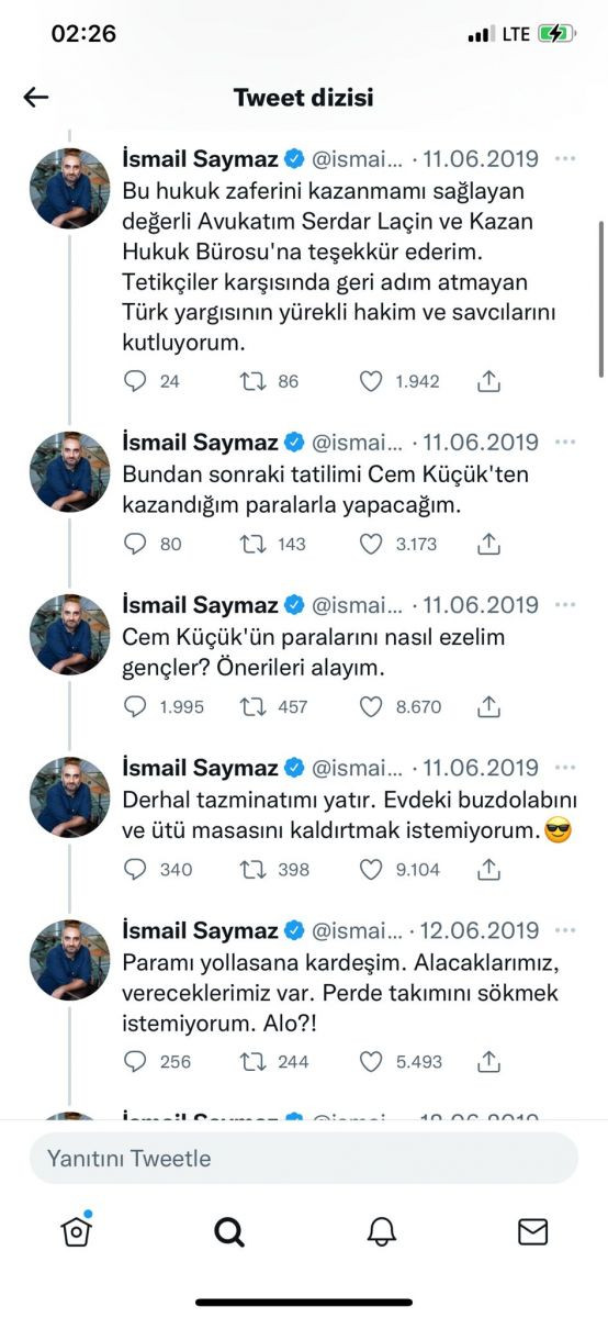 Cem Küçük duyurdu: İsmail Saymaz'ın 'kazandım' dediği dava istinaftan döndü - Resim : 2