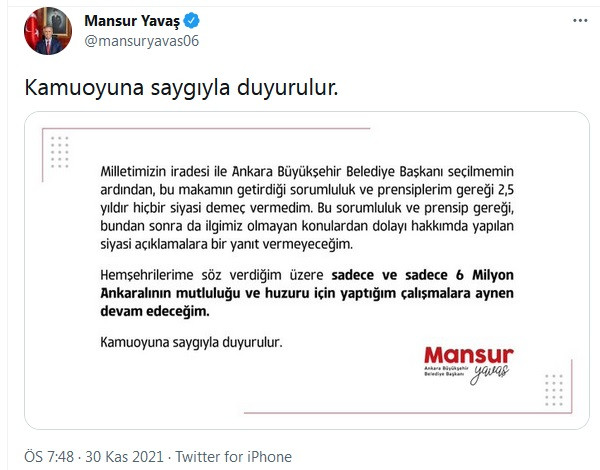 Devlet Bahçeli'nin tehdidinin ardından Mansur Yavaş'tan ilk açıklama - Resim : 2