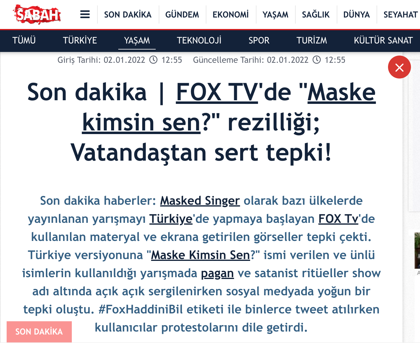 Yandaş medya zam yağmurunu perdelemeye çalışıyor: Hedefte FOX TV ve yeni yarışması var - Resim : 2