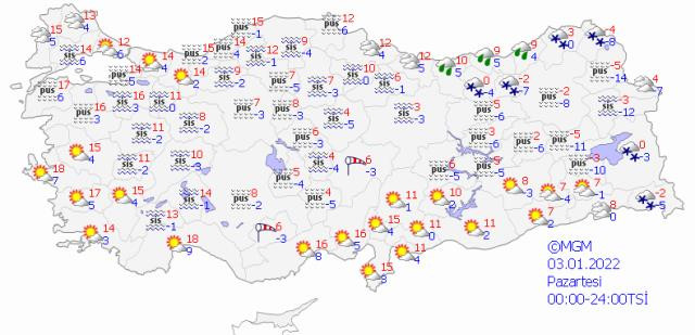 Meteoroloji'den yeni hafta için uyarı: 21 il kara teslim olacak! - Resim : 1