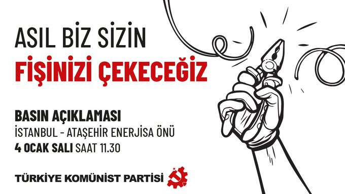 İstanbul ve Ankara'da halk elektrik zamlarına karşı sokağa çıkıyor: 'Asıl biz sizin fişinizi çekeceğiz' - Resim : 1