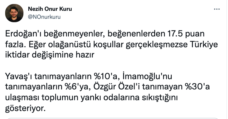 MetroPOLL'ün anketi: Erdoğan, en beğenilen siyasetçilerde ilk üçe giremedi! - Resim : 2