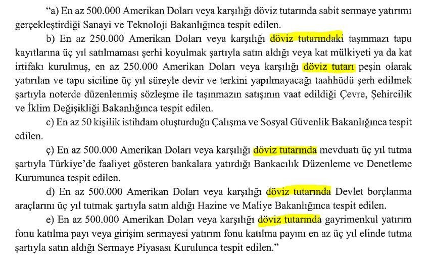 Resmi Gazete'de yayımlandı: Türk vatandaşlığına kabul şartlarında değişiklik - Resim : 2