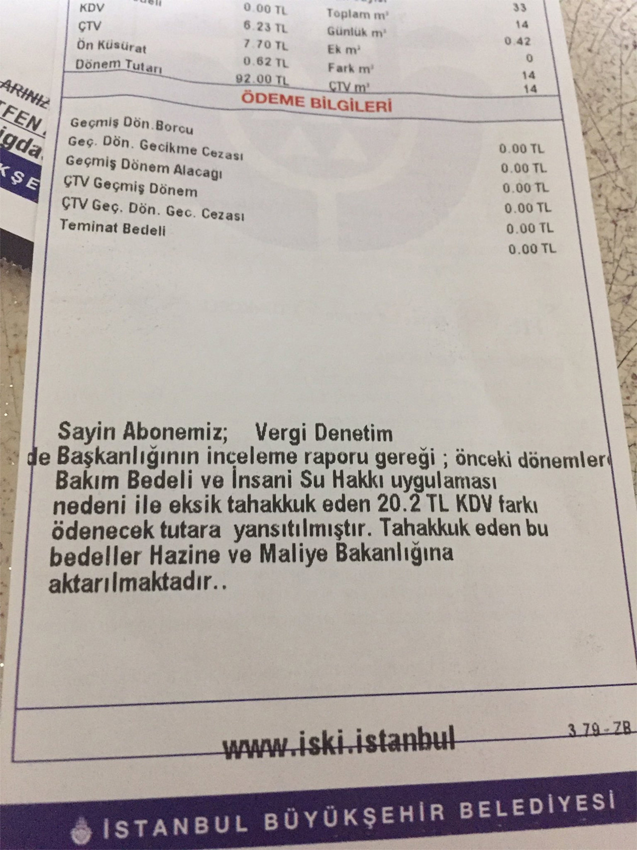 Hazine ve Maliye Bakanlığı, İstanbulluların kullandığı ücretsiz sudan vergi almaya başladı! - Resim : 1