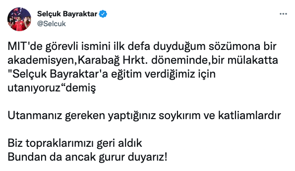 Selçuk Bayraktar'dan 'eğitim verdiğimiz için utanıyorum' diyen MIT profesörüne yanıt! - Resim : 2