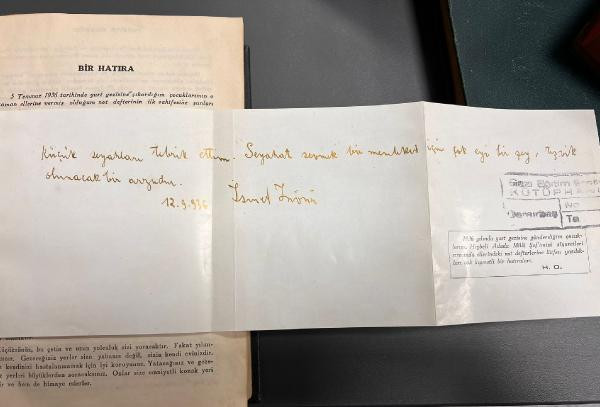 İsmet İnönü'nün yazdığı not 86 yıl sona ortaya çıktı! - Resim : 3