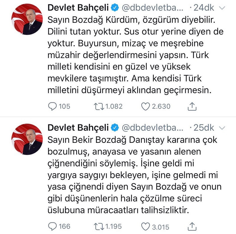 Bekir Bozdağ bakanlığa döndü, Bahçeli'nin 2018 tweetleri paylaşım rekoru kırdı - Resim : 3