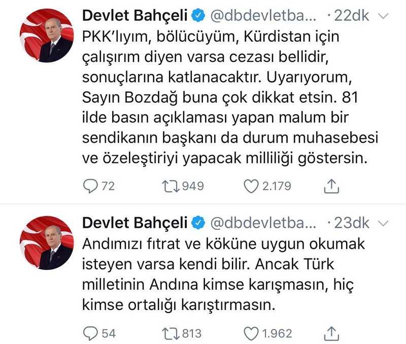 Bekir Bozdağ bakanlığa döndü, Bahçeli'nin 2018 tweetleri paylaşım rekoru kırdı - Resim : 4