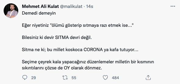 MAK Danışmanlık'ın sahibi Kulat'tan AKP'ye kritik uyarı: Seçime çeyrek kala yapacağınız düzenlemeler... - Resim : 1