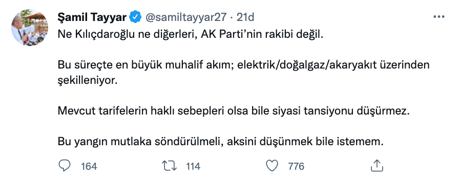 AKP'li Şamil Tayyar, kendi partisini uyardı: Aksini düşünmek bile istemem! - Resim : 1