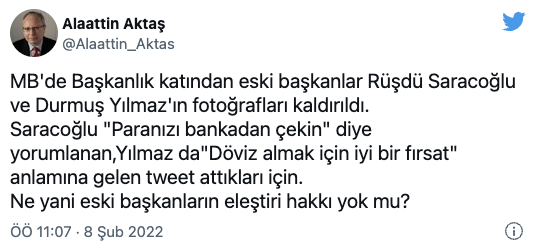 Merkez Bankası'ndan Durmuş Yılmaz ve Rüşdü Saracoğlu'na büyük ayıp: Yaptıkları ekonomi yorumları nedeniyle... - Resim : 1