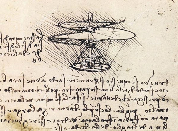 Da Vinci’nin helikopteri havalandı - Resim : 1