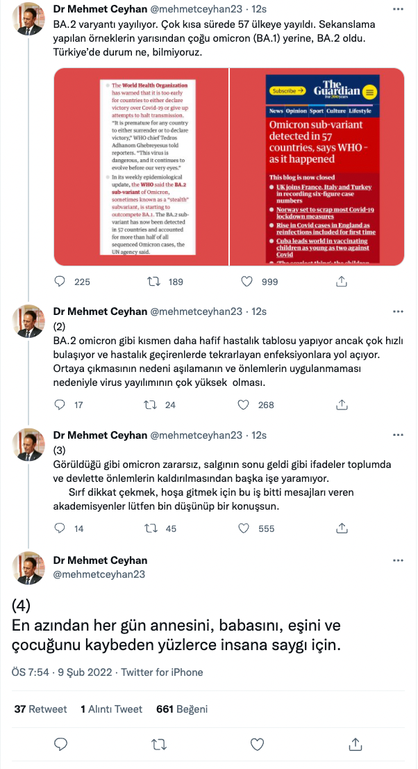 Prof. Dr. Mehmet Ceyhan: Sırf hoşa gitmek için ‘bu iş bitti’ mesajları verenler... - Resim : 1