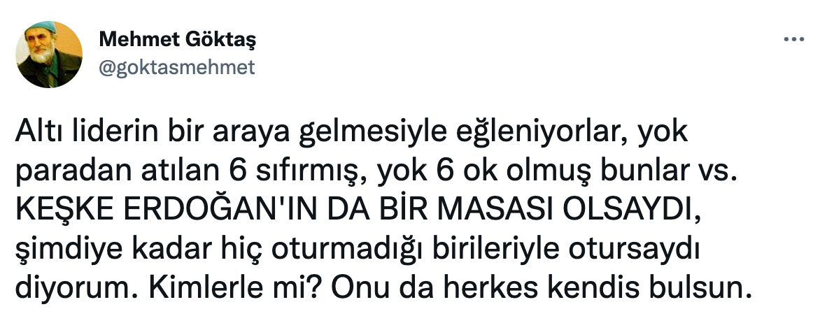 Erdoğan'a oy veren HÜDA PAR'ın önemli ismi liderler zirvesini değerlendirdi: 'Keşke Erdoğan'ın da bir masası olsaydı' - Resim : 1