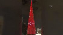 Nereden nereye: Erdoğan’ın BAE ziyareti öncesi, Burj Khalifa'ya Türk bayrağı