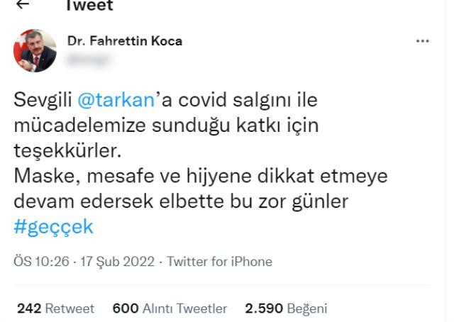 Sahte 'Fahrettin Koca' hesabını gerçek sandı, mesajı canlı yayında okudu - Resim : 2