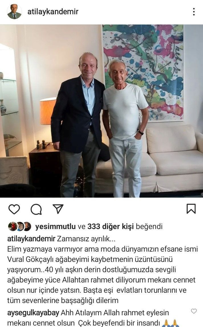 Ünlü modacı Vural Gökçaylı hayatını kaybetti - Resim : 1