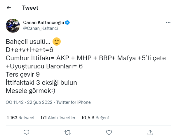 Canan Kaftancıoğlu'ndan 'Bahçeli usulü' yanıt: İttifaktaki 3 eksiği bulun... - Resim : 1