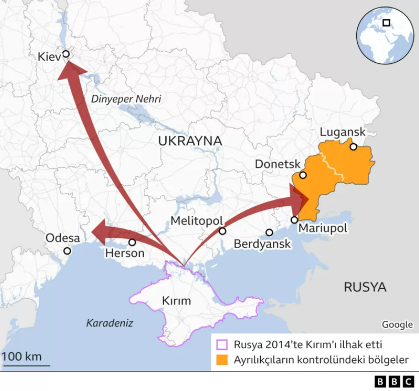 Rusya’nın Ukrayna’yı işgal planları hazır: Yeni sınır Dinyeper Nehri mi olacak? - Resim : 6