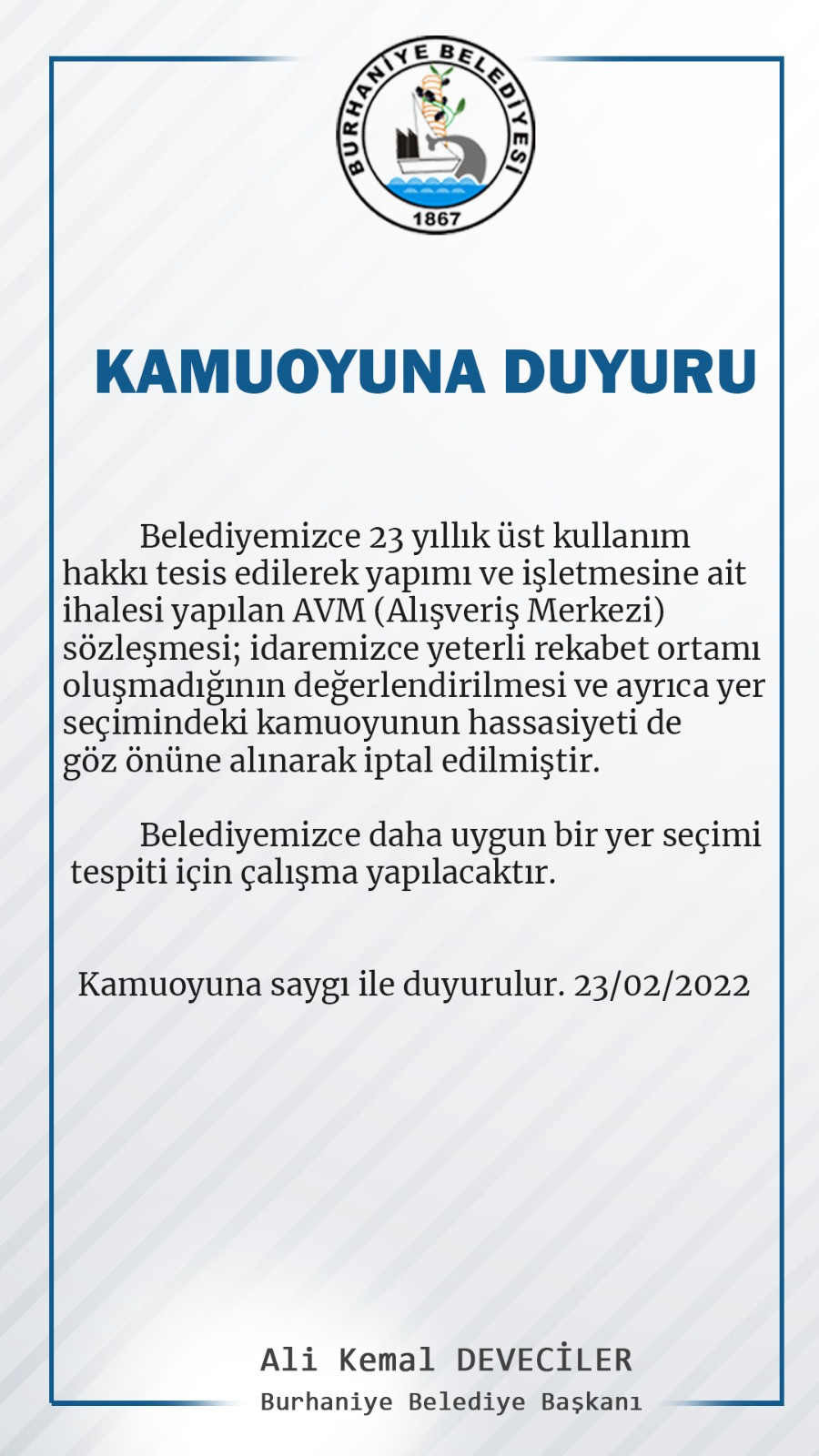 Burhaniye Belediyesi'nden İbrahim Tatlıses kararı: İhale iptal edildi - Resim : 1