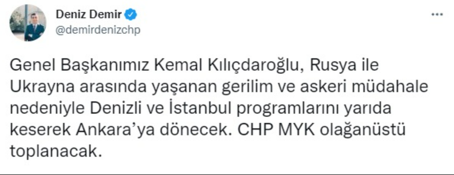 CHP MYK bugün olağanüstü toplanacak - Resim : 2