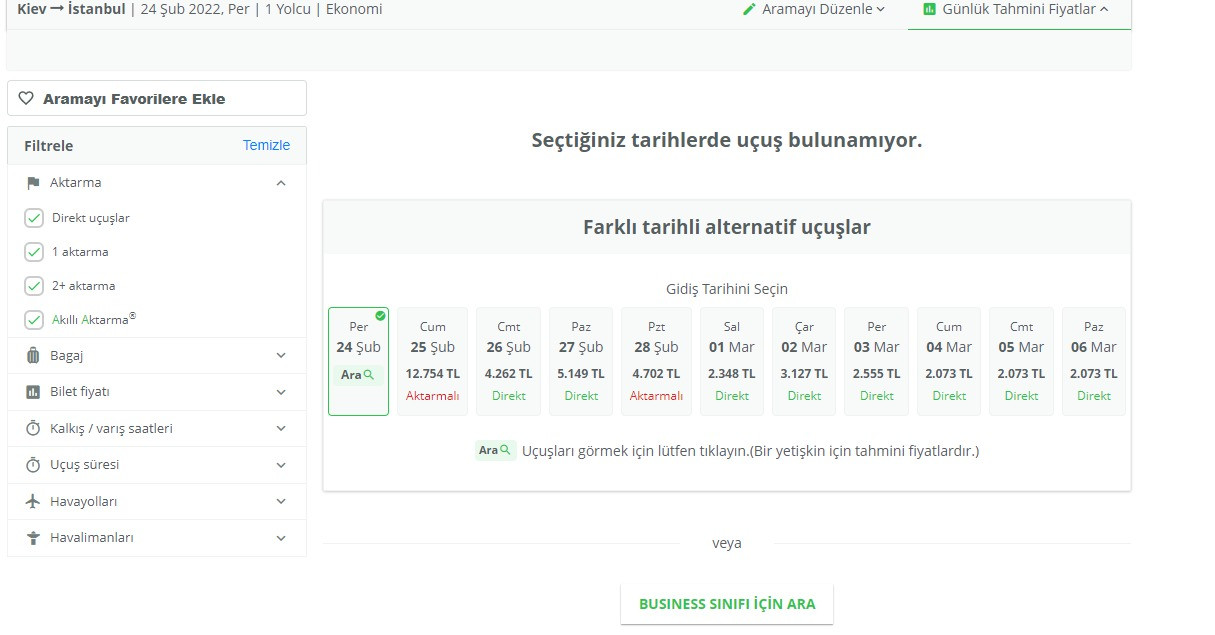 THY bilet fiyatları 'yok artık' dedirtti: Savaşın başladığı Ukrayna'dan dönüş kaosu - Resim : 1