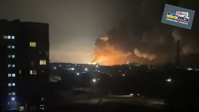 Kiev'de gece yarısı patlama sesleri!