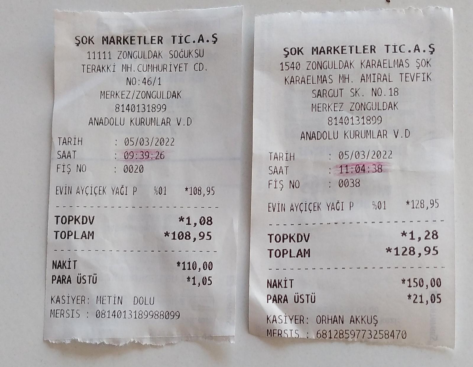 Fiyatlar günlük değil, saatlik değişiyor: Zincir markette ayçiçeği yağına 1.5 saatte 20 lira zam! - Resim : 1