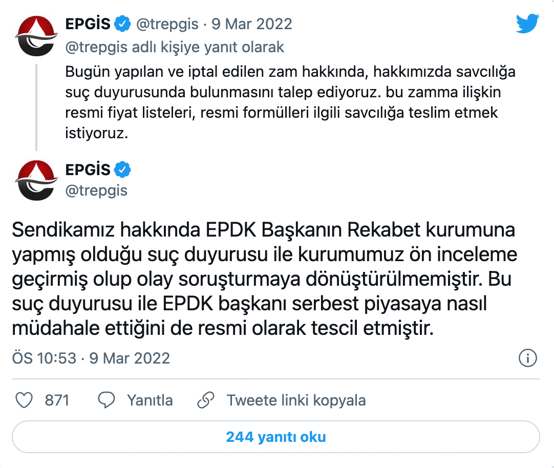 EPGİS, zam kavgasında EPDK'ya rest çekti: Hakkımızda suç duyurusunda bulunun! - Resim : 1