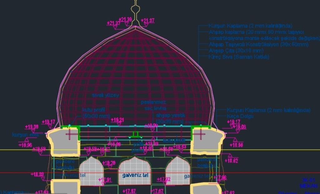 Restorasyon çalışmasına başlandı: Tarihi saate kubbe - Resim : 3