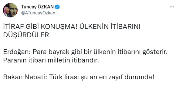 'TL'nin daha ineceği yer yok' demişti, Nebati'ye siyasiler ve ekonomistlerden tepki yağdı - Resim : 3