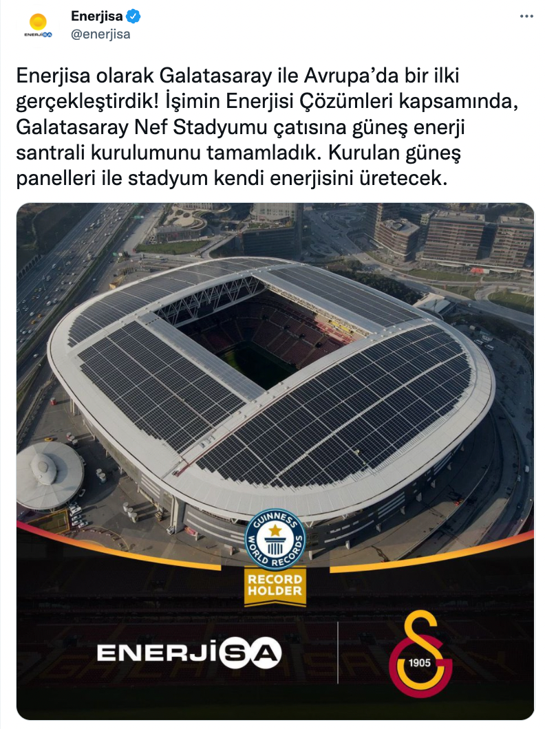 Galatasaray'dan Guinness Rekorlar Kitabı'na giren proje - Resim : 1