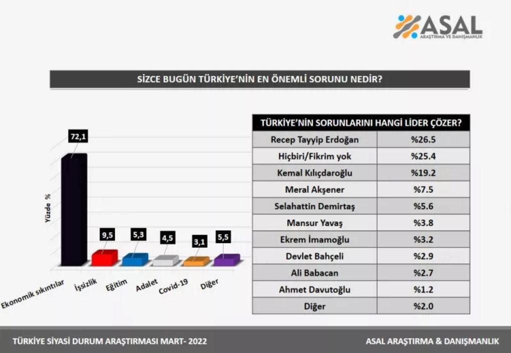 'Türkiye'nin sorunlarını hangi lider çözer' anketinde Erdoğan birinci çıktı - Resim : 1