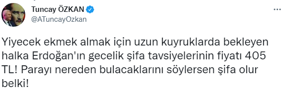 Erdoğan'ın 'şifa' tarifinin maliyeti hesaplandı - Resim : 1