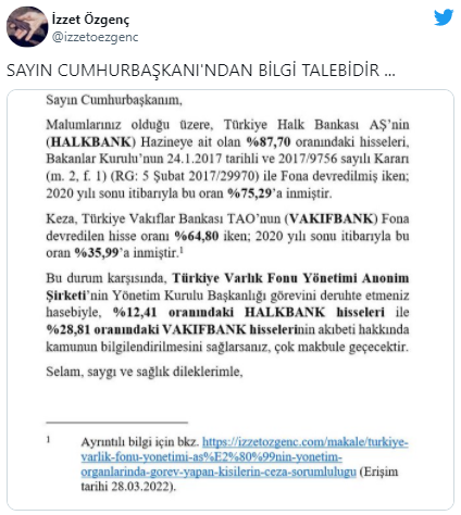 Erdoğan'ın yasa tasarılarını onaylattığı isimden çarpıcı 'Halkbank ve Vakıfbank' çıkışı! - Resim : 1