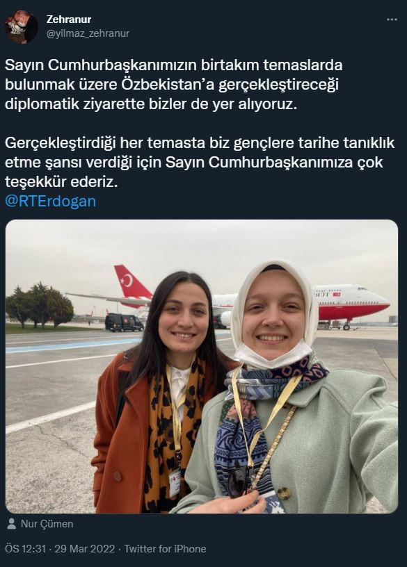 Resmi ziyarette skandal fotoğraf: AKP'li isimler devletin uçağında! - Resim : 1