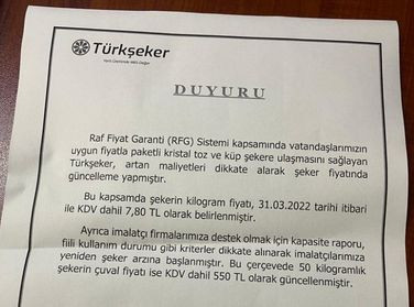 Ramazan öncesi tüketiciye kötü haber: Şeker fiyatlarına büyük zam! - Resim : 1