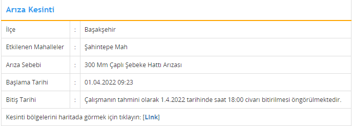 İstanbul'da yaşayanlar dikkat: 9 saatlik su kesintisi uyarısı - Resim : 1