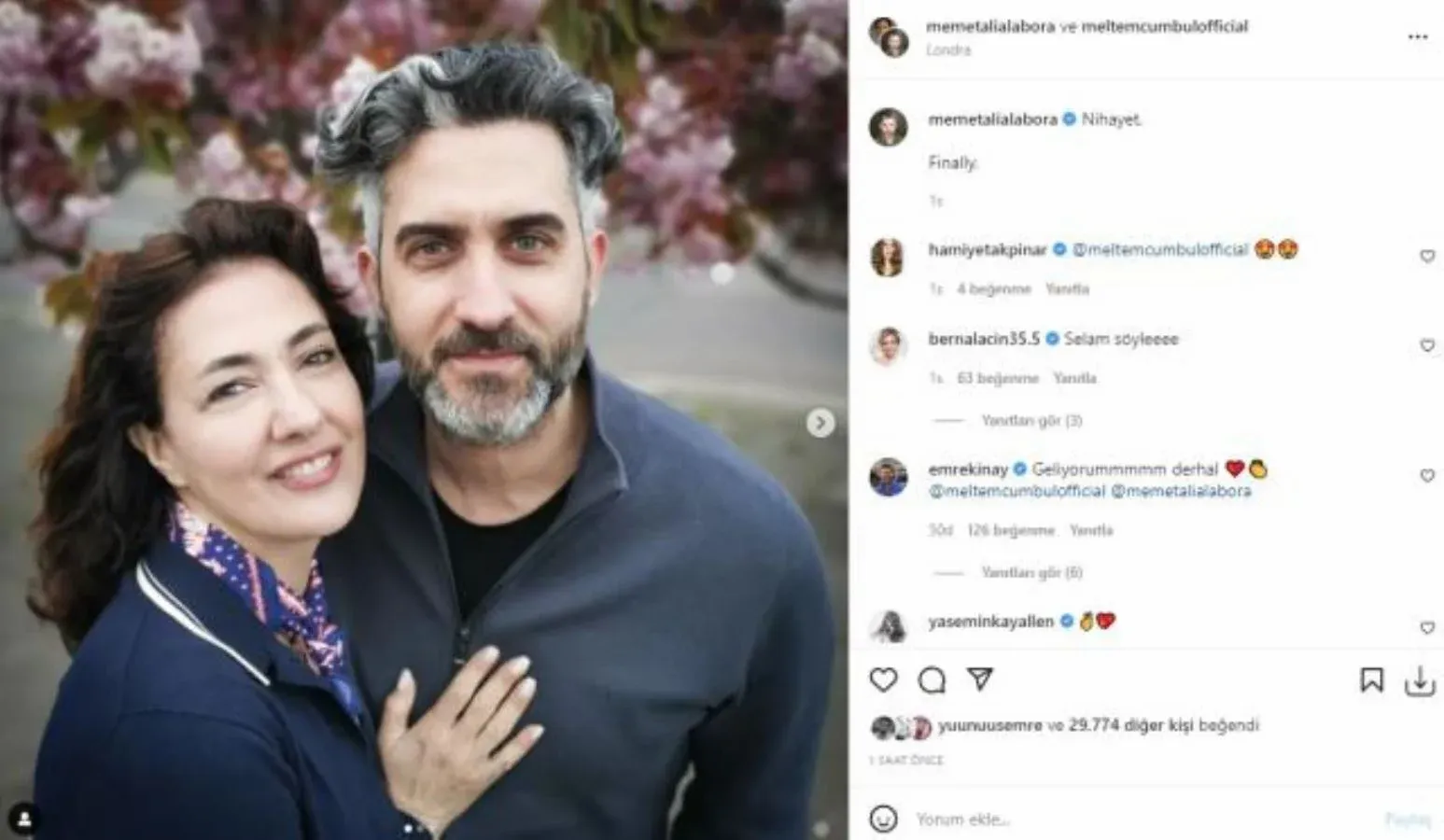 Meltem Cumbul ve Memet Ali Alabora yıllar sonra buluştu - Resim : 1