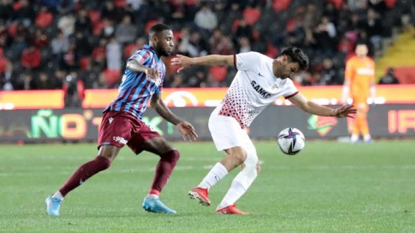 3. maçtan da galibiyet çıkmadı: Lider Trabzsonspor, Gaziantep karşısında da puan kaybetti