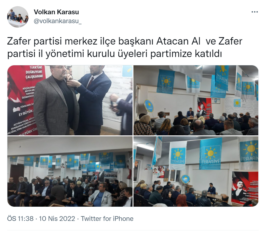 Zafer Partisi'nde toplu istifa: İYİ Parti'ye geçtiler - Resim : 1