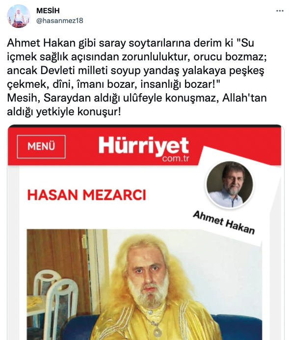 Hasan Mezarcı'dan Ahmet Hakan'a: 'Saray soytarısı!' - Resim : 2