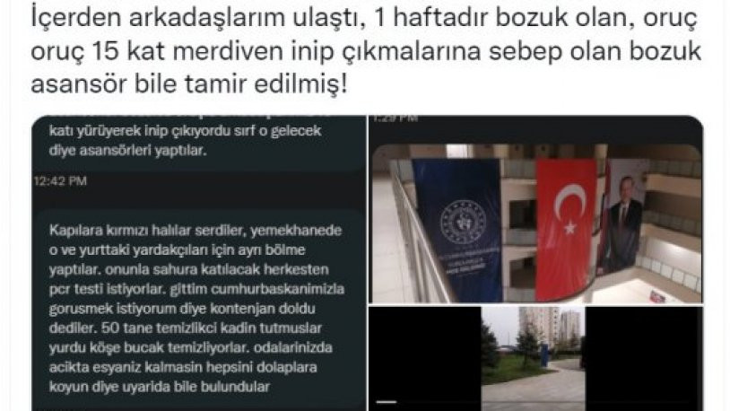 'Erdoğan sahura gelecek diye yönetim harekete geçti' iddiası isyan ettirdi: Gençler 'yurt gerçeği'ni haykırdı