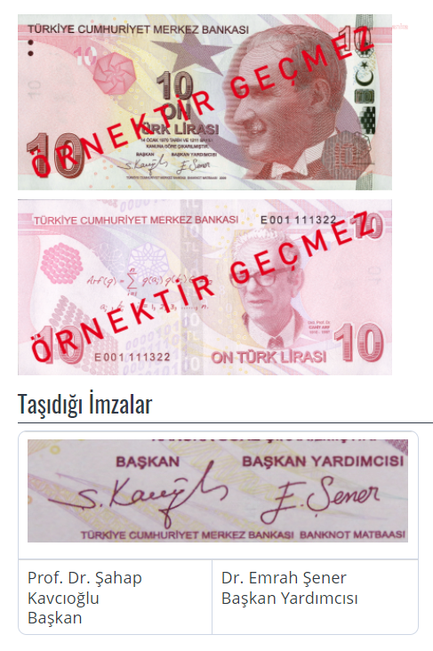 Yeni basım 10 TL banknot tedavüle girdi - Resim : 1