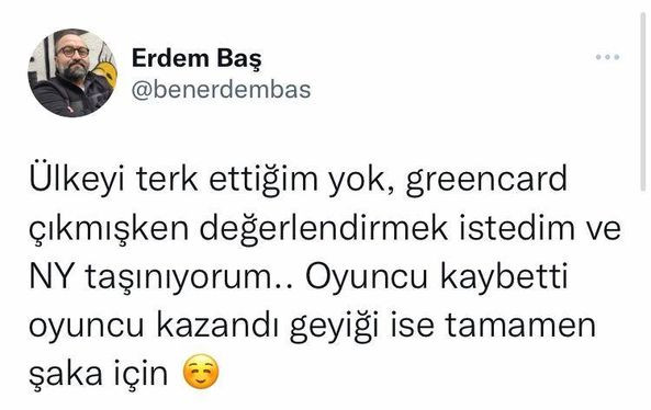 GreenCard çıkan oyuncu Erdem Baş ABD’ye yerleşti - Resim : 1