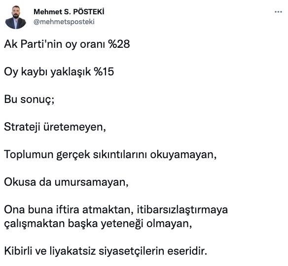 AKP'deki oy kaybının nedenini ORC Anket'in sahibi açıkladı: 4 madde sıraladı - Resim : 1
