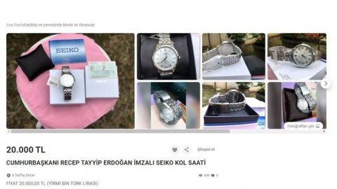Erdoğan hediye etti, alanlar satışa çıkardı: 2 bin liralık saate 100 bin lira istediler - Resim : 2