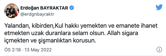Eski bakan Bayraktar'dan, Erdoğan'ın eski doktorunun 'Soylu' tweetine dikkat çeken yanıt - Resim : 2