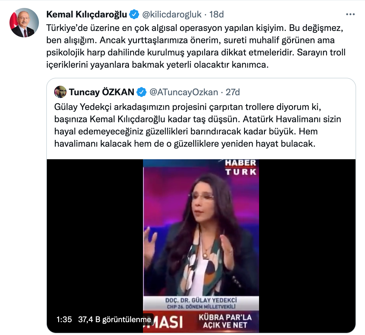 Kılıçdaroğlu: Sureti muhalif görünen ancak psikolojik harp dahilinde kurulmuş yapılara dikkat edin! - Resim : 1