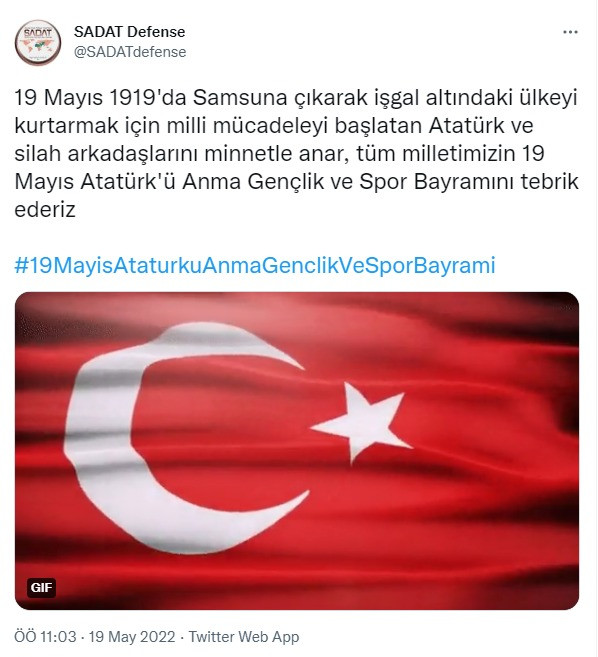 Apar topar silip yenisini paylaştılar: SADAT'ın 19 Mayıs mesajına tepki yağdı - Resim : 5